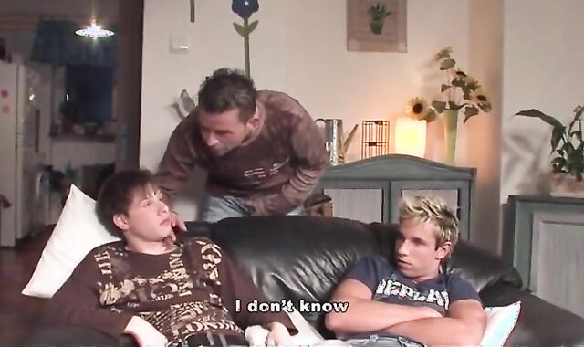 Luscious three-some Barebacking