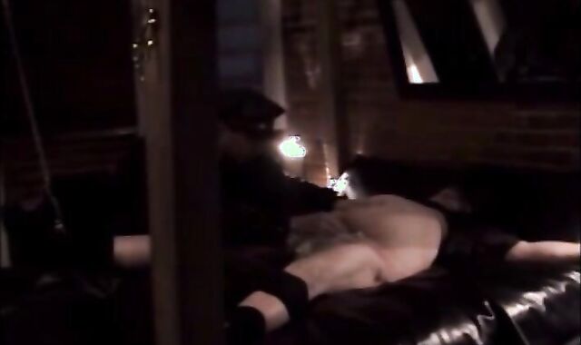 Shaving a fat chub and hot candle wax play in Toronto, Canada