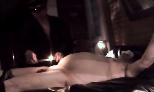 Shaving a fat chub and hot candle wax play in Toronto, Canada