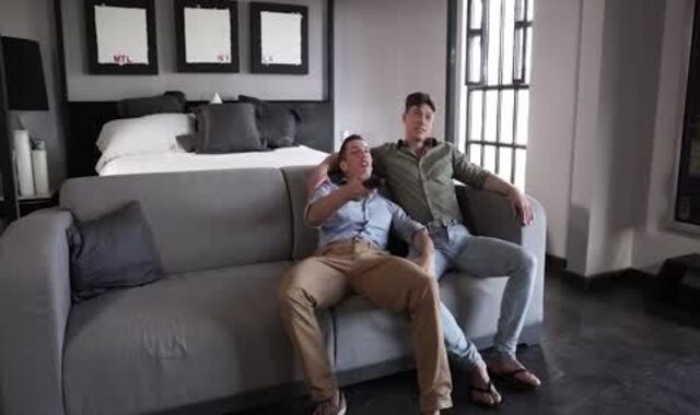 trio Guest Guest Room Barefuck With fake-man sausage