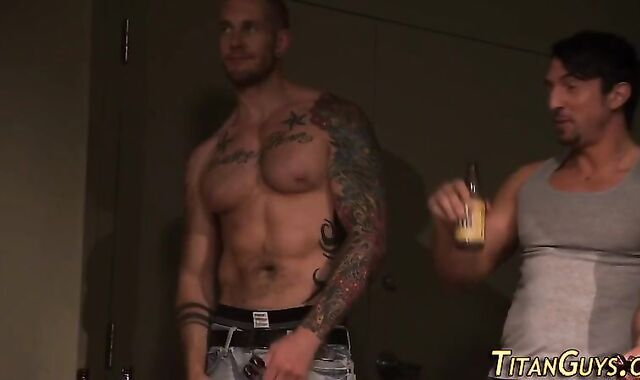 Defined Strung Up Wooly Boy trio-some jizm