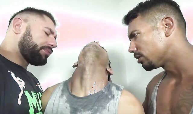 Neck take up with the tongue And Drool