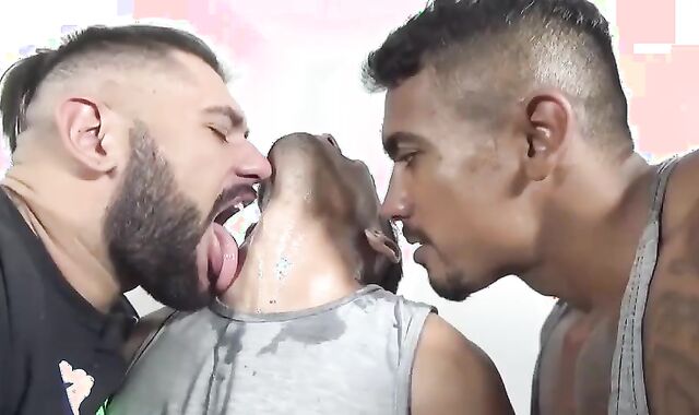 Neck take up with the tongue And Drool