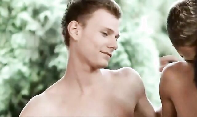 three Gay-For-Pay boyz Can't Hold It In - BareSexyBoys.com