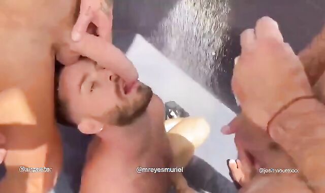 Josh, Sir Peter And Manuel