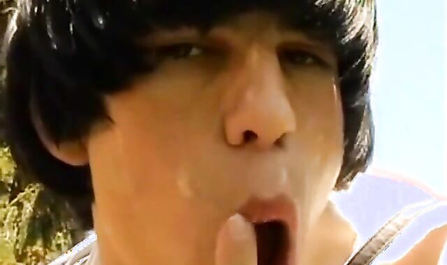 trio teens On The Fuckpole bj joy-service unprotected tear up And ejaculation