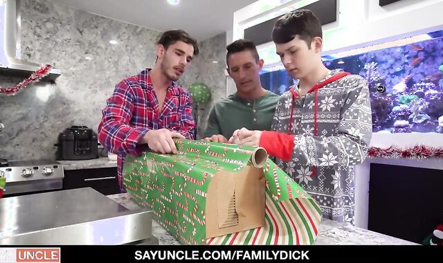 Parent (Jax Thirio) Making Stepsons (Dakota Lovell) (Gabriel) happy On Christmas Eve