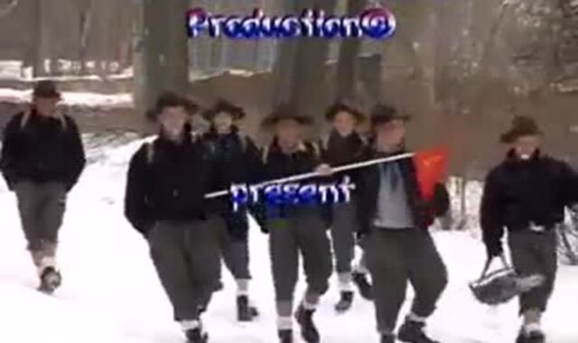 Scouts On Winter Camp