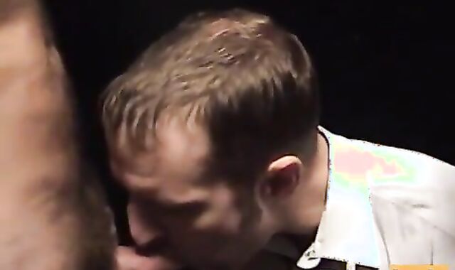 thrilled faggot 3-some devouring