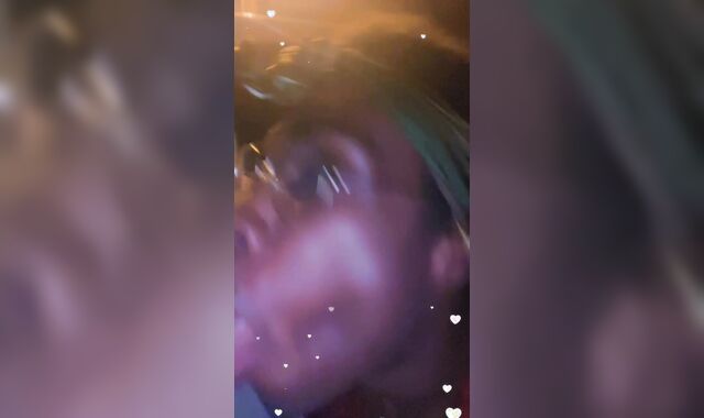 Blowing str8 redneck in his driveway