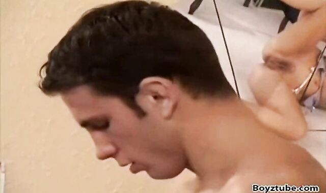 filthy Virile Military 3-some In Pub