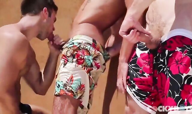 Gabriel Clark, Dale Cooper And Colby Keller