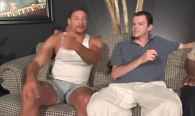 succulent Milky twink gets squad-humped By Blacks