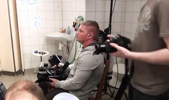 Gregor, Daniel And Roman Backstage