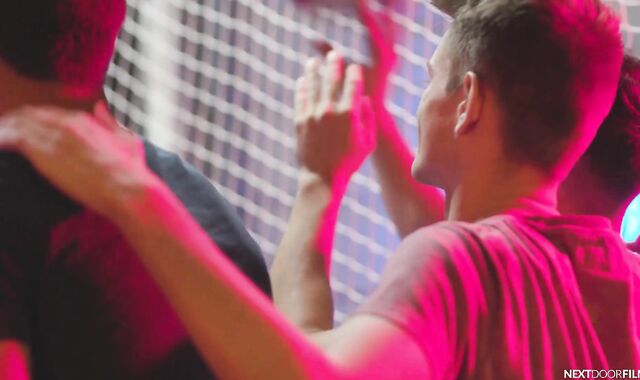 Next Door Studios: Rock Hard stuffing & nicely-shaped caucasian faggot