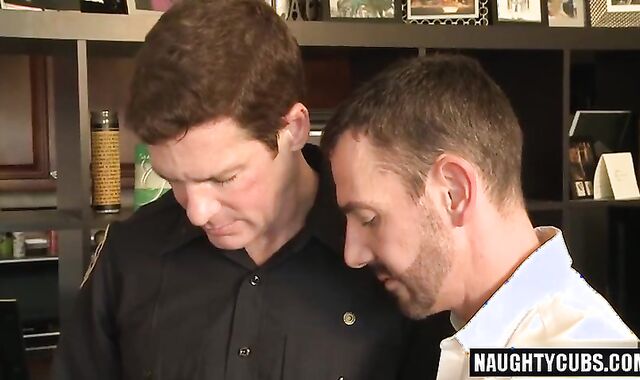 massive wang queer three-way With Facial Cumshot