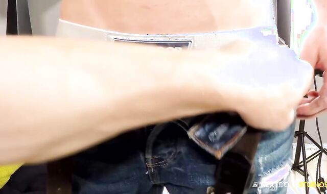 NextDoorStudios: Faggot Quentin Gainz jizm gulping