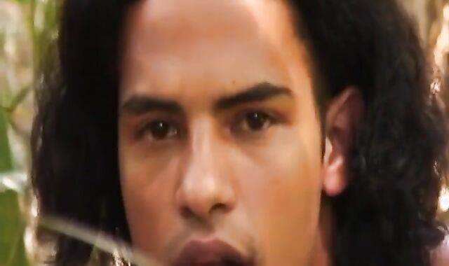 bulky Latinos homosexual three