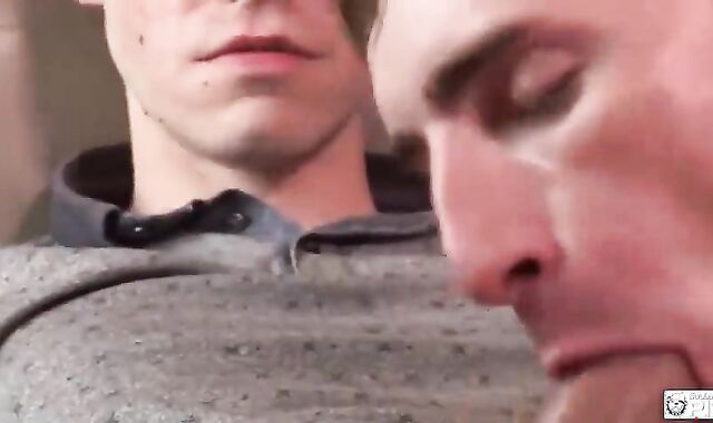 XL Strung Up three Way W DOUBLE PENETRATION - Steven Pryor