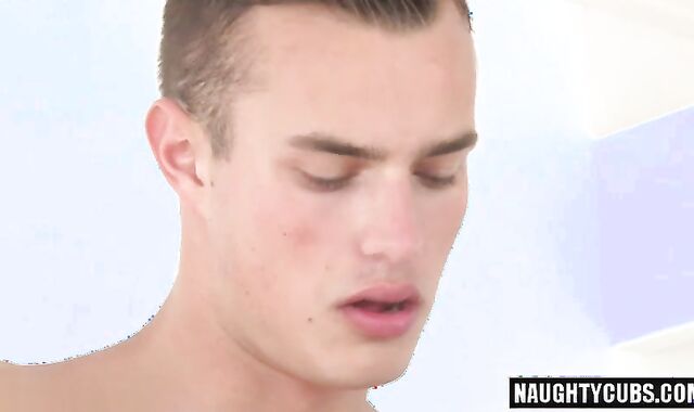 thick knob gay 3some With Facial Cumshot