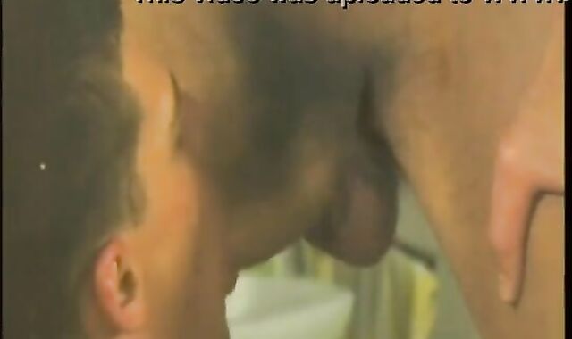 queer threeway With lots of ten-Pounder fellating