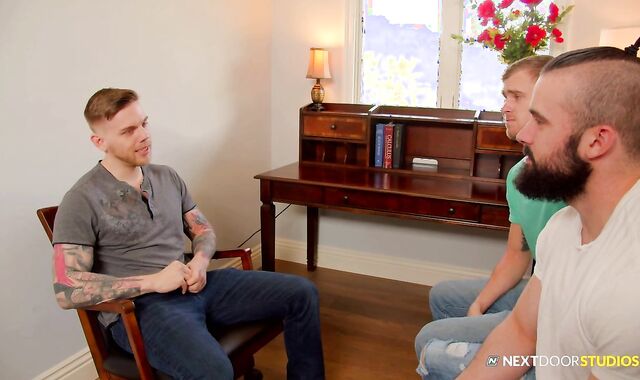 Next Door Buddies: Porno Industry Starlet Mathias getting facial cumshot bang-jamboree gig