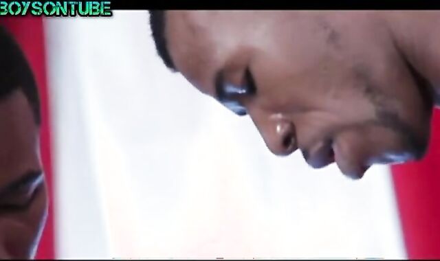 dark-hued twunk And White twink Rock Rock-hard Fucky-Fucky And Facial cumshot Jizz flow