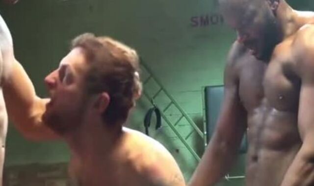 Socks ramrods And Barebacking dark-hued