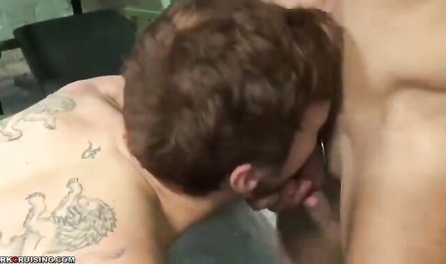 Socks ramrods And Barebacking dark-hued