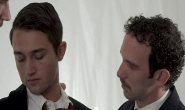 Draped unshaved males Have A moist 3 way