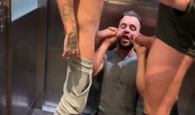 Dad Shares His chap With yam-sized Dicked ally After The Gym