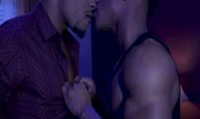 trio bulky homosexuals Are backside penetrating And 10-Pounder devouring