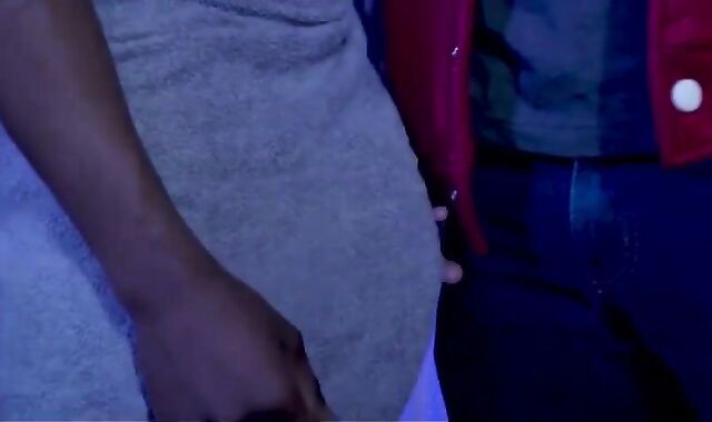 trio bulky homosexuals Are backside penetrating And 10-Pounder devouring