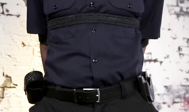 Nightstick- XXL Uncut Beginner Cop August Alexander acquires screwed With His Own Stick