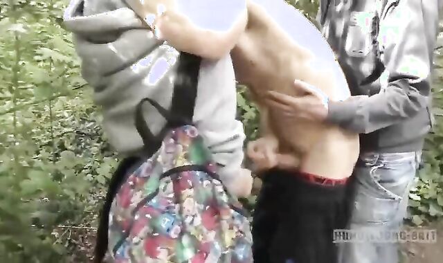 Three obscene boyz Have Hook-up In The Woods