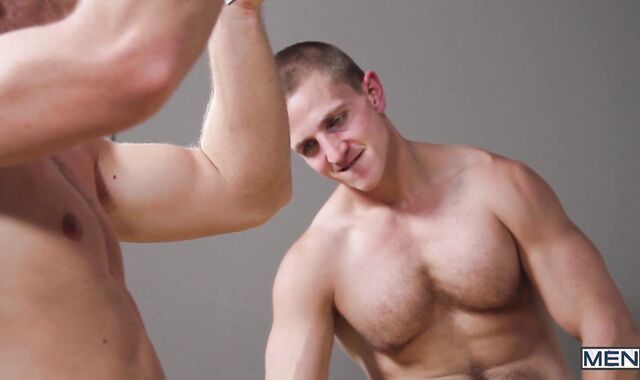 Drill My Slot: Will Braun and prettily-shaped Landon Mycles threeway