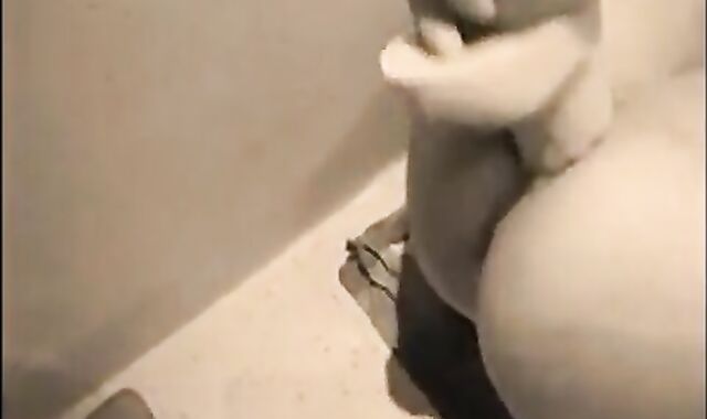 Big dildo balls deep in twink