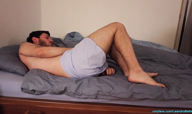 Vibrator fun in boxer shorts