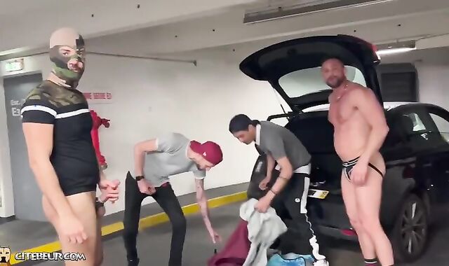 three fattest spunk-shotguns To Take In A Garage PART two