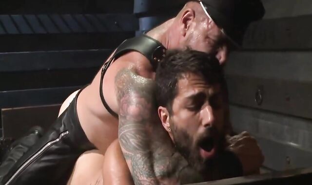 Daddy ginormous cum-pump Leather fantasy