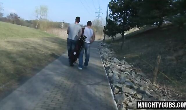 yam-sized man sausage Daddy oral-nail-festival And finish off explosion