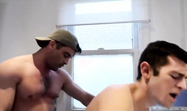 college-aged age teenage Lets His Step-daddy Pop His Cherry