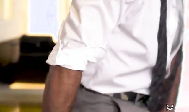 Business Father Frolicking With His boyz