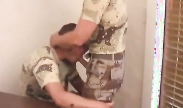 Military dad and Soldier