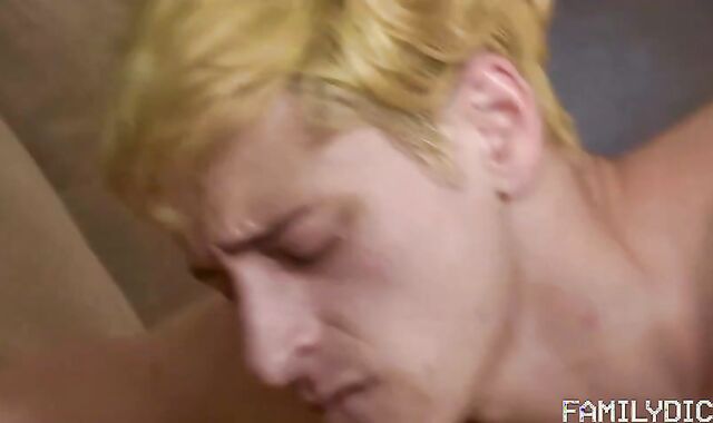 His Stepdaddy Is Licking His Sensitized rosy pucker