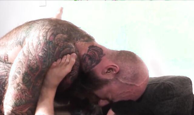 Youthful queer rubber-free-for-all anal boinked