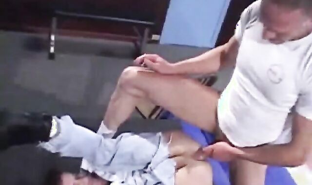 dad's tongue, frigs and biggest man-meat in JEANS anal