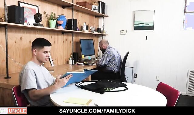 big spear bushy step-dad screws His Son-in-law