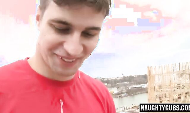 humungous wood Daddy Public Bang-jamboree And Facial cumshot