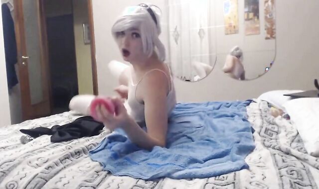 Cute CD freed from chastity 4